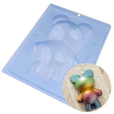Molde de chocolate en 3 partes osito de peluche (BWB)